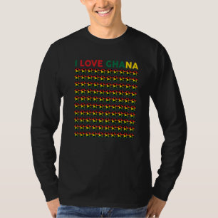 Girls Love Ghana Voetballen Kinder Toddler Ghanaia T-shirt
