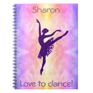 Girls Love of Dance Ballerina Notitieboek