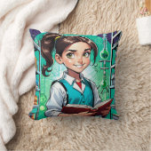 Girls Love Science! Kussen (Deken)