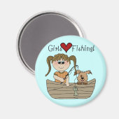 Girls Love Vist Magneet (Voorkant / Achterkant)