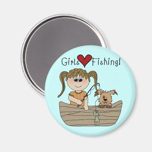 Girls Love Vist Magneet (Voorkant / Achterkant)