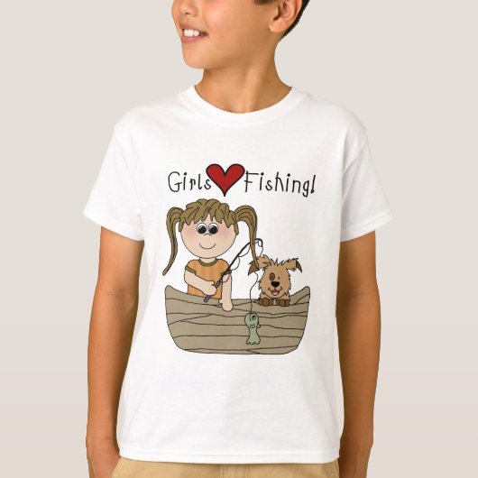 Girls Love Vist T-shirt (Voorkant)