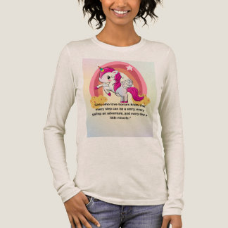 “Girls’ Magical Horse T-Shirt – Cute Unicorn & Pon