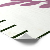 Girls Mermaid Growth Chart Poster (Hoek)