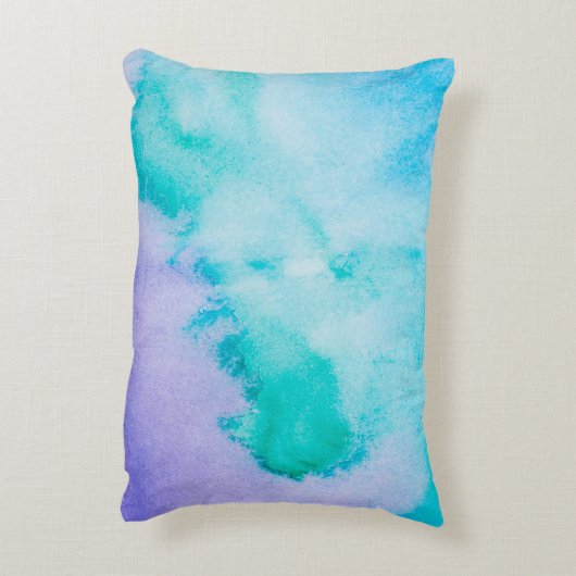 Girls Mermaid Personalized Cushion Accent Kussen (Achterkant (Verticaal))