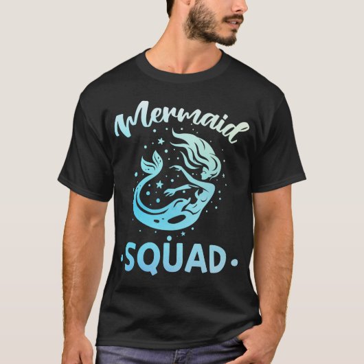 Girls Mermaid Squad T-shirt (Voorkant)
