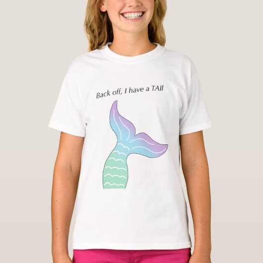 Girls Mermaid T-Shirt (Voorkant)