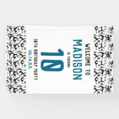 Girls Modern Black Gymnastics Kids 10th Birthday Spandoek (Horizontaal)