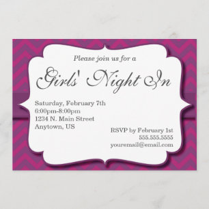 Girls ' nacht in uitnodiging