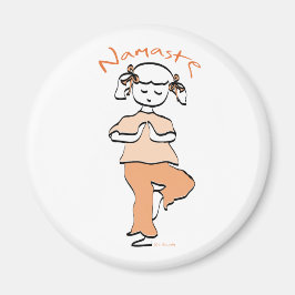 Girls Namaste Yoga Gear Magneet