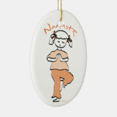 Girls Namaste Yoga Ornament (Rechts)