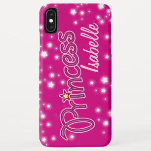 Girls named princess star graphic iPhone XS max hoesje