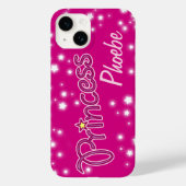 Girls named princess star graphic pink Case-Mate iPhone case (Achterkant)