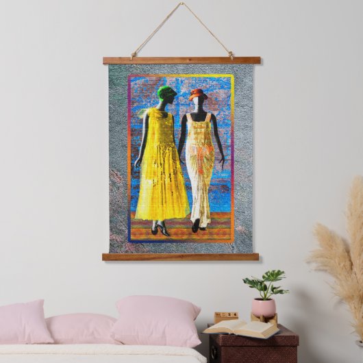 Girls' Night at the Speakeasy — Harlem, 1922 Hangend Wandkleed (Slaapkamer)