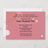Girls' Night Bachelorette Party Invitation Kaart (Achterkant)