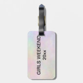 Girls Night Bagagelabel (Achterkant verticaal)