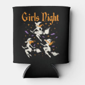 Girls Night Halloween Witch Broomsticks Blikjeskoeler (Voorkant)
