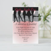 Girls Night Kaart (Staand voorkant)