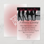 Girls Night Kaart (Voorkant / Achterkant)