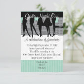 Girls Night Kaart (Staand voorkant)