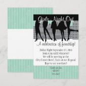 Girls Night Kaart (Voorkant / Achterkant)