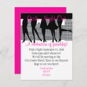 Girls Night Kaart (Voorkant / Achterkant)