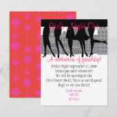 Girls Night Kaart (Voorkant / Achterkant)