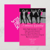 Girls Night Kaart (Voorkant / Achterkant)