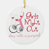 Girls Night Keramisch Ornament (Voorkant)