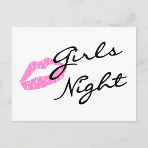 Girls Night (Lippen) Briefkaart