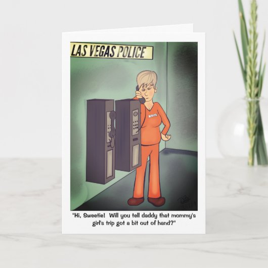 Girl's Night Moederdag Feestdagen Kaart (Voorkant)