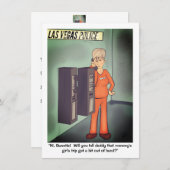 Girl's Night Moederdag Flat Kaart (Voorkant / Achterkant)