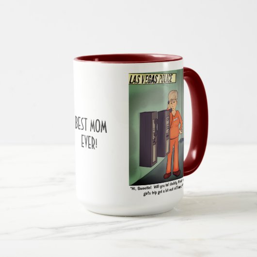 Girl's Night Moederdag Grote Combo Mok (Voorkant rechts)