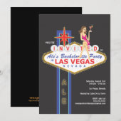 Girls Night Out Bachelorette Party Invitation Kaart (Voorkant / Achterkant)