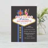 Girls Night Out Bachelorette Party Kaart (Staand voorkant)