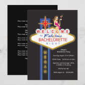 Girls Night Out Bachelorette Party Kaart (Voorkant / Achterkant)