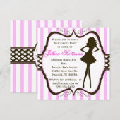 Girls Night Out Bachlorette Party Invitation Kaart (Voorkant / Achterkant)