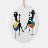 Girls Night Out Ceramic Ornament (Rechts)