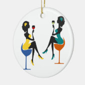 Girls Night Out Ceramic Ornament (Links)