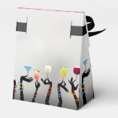 Girls Night Out Cocktail Party Bedankdoosjes (Achterkant)