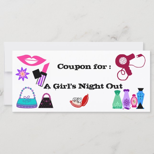 Girl's Night-out coupon (Voorkant)