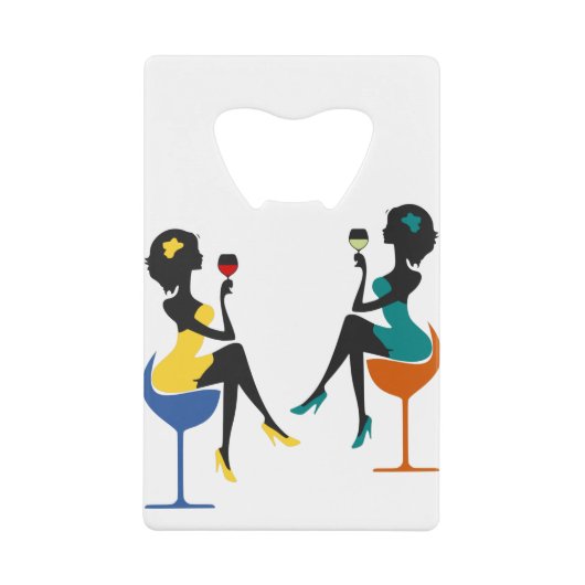 Girls Night Out Creditkaart Flessenopener (Voorkant)