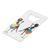 Girls Night Out Creditkaart Flessenopener (Voorkant Gekanteld)