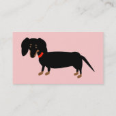 Girls' Night Out - Dachshund Contactkaartje (Achterkant)