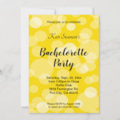 Girls Night Out Feest | Geel Kaart (Achterkant)