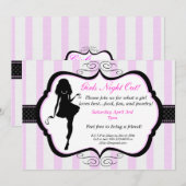 Girls Night Out Jewelry Party Invitation Kaart (Voorkant / Achterkant)