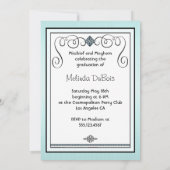 Girls Night Out Mayhem  Art Deco Custom Kaart (Achterkant)