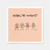 Girls Night Out Paper Napkin Servet (Voorkant)