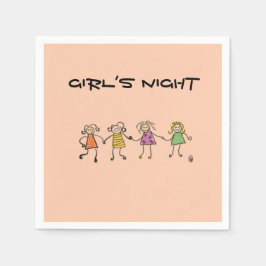 Girls Night Out Paper Napkin Servet