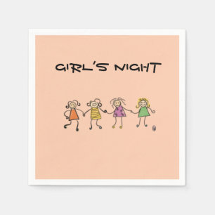 Girls Night Out Paper Napkin Servet
